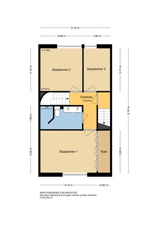 Duizendbladstraat 22, 2971 BZ Bleskensgraaf ca - Plattegrond 1E - 2D - Duizendbladstraat 22 te Bleskensgraaf.jpg