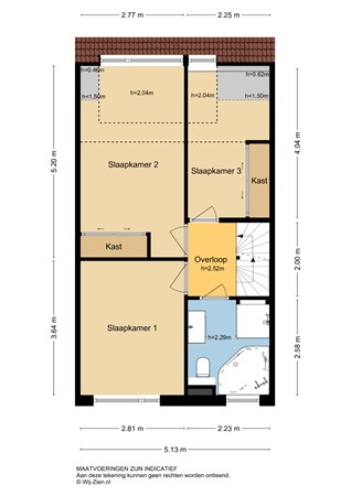 Lage Boezem 6, 2957 RD Nieuw-Lekkerland - Plattegrond 1E - 2D - Lage Boezem 6 te Nieuw-Lekkerland.jpg