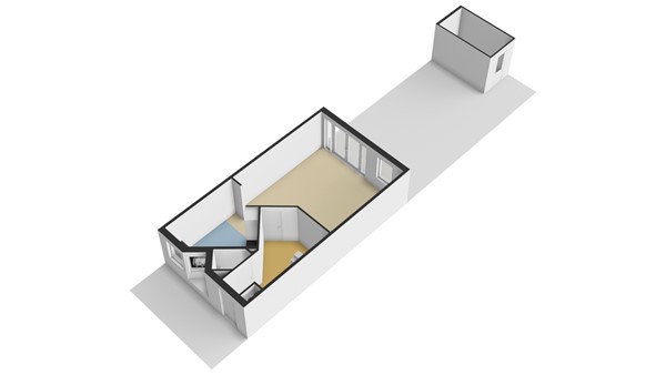 Lage Boezem 6, 2957 RD Nieuw-Lekkerland - Plattegrond perceel - 3D - Lage Boezem 6 te Nieuw-Lekkerland.jpg
