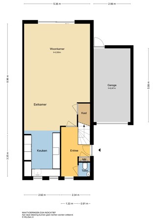 Stenen Kamer 28, 2952 ED Alblasserdam - Plattegrond BG - 2D - Stenen Kamer 28 te Alblasserdam.jpg