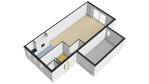 Stenen Kamer 28, 2952 ED Alblasserdam - Plattegrond BG - 3D - Stenen Kamer 28 te Alblasserdam.jpg