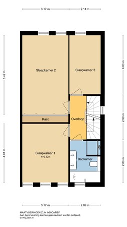 Stenen Kamer 28, 2952 ED Alblasserdam - Plattegrond 1E - 2D - Stenen Kamer 28 te Alblasserdam.jpg