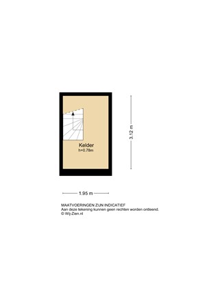 Lekstraat 13, 2953 CD Alblasserdam - Plattegrond KL - 2D - Lekstraat 13 te Alblasserdam.jpg