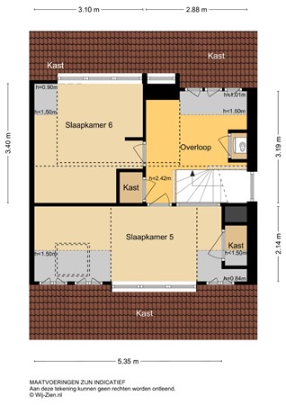 Vlasdreef 3, 3355 BK Papendrecht - Plattegrond 2D - TV - Vlasdreef 3 te Papendrecht.jpg