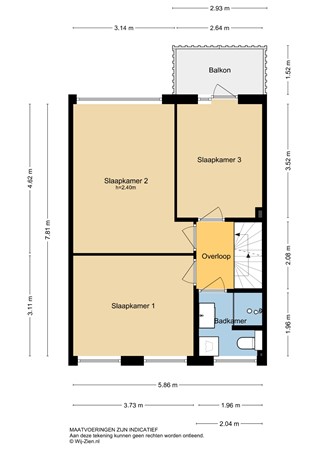 Roemer Visscherstraat 5, 2951 TH Alblasserdam - Plattegrond 1E - 2D - Roemer Visscherstraat 5 te Alblasserdam.jpg