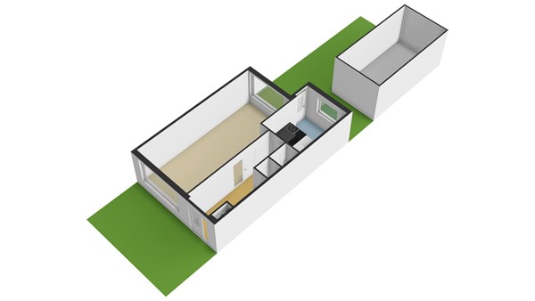 Roemer Visscherstraat 5, 2951 TH Alblasserdam - Plattegrond perceel - 3D - Roemer Visscherstraat 5 te Alblasserdam.jpg