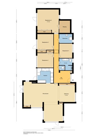 Resedahof 2, 2951 BW Alblasserdam - Plattegrond BG - 2D - Resedahof 2 te Alblasserdam.jpg