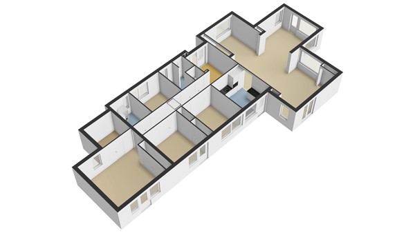 Resedahof 2, 2951 BW Alblasserdam - Plattegrond BG - 3D - Resedahof 2 te Alblasserdam.jpg