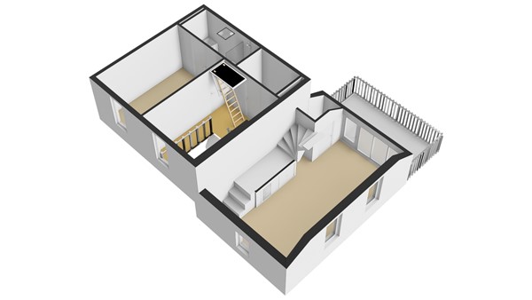 Polderstraat 80, 2952 AN Alblasserdam - Plattegrond 1E - 3D - Polderstraat 80 te Alblasserdam.jpg