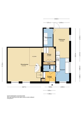 Polderstraat 80, 2952 AN Alblasserdam - Plattegrond BG - 2D - Polderstraat 80 te Alblasserdam.jpg