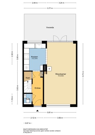 Jan van Arkelstraat 23, 2957 AN Nieuw-Lekkerland - Plattegrond  BG - 2D - Jan van Arkelstraat 23 te Nieuw-Lekkerland.jpg