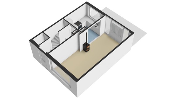 Jan van Arkelstraat 23, 2957 AN Nieuw-Lekkerland - Plattegrond BG - 3D - Jan van Arkelstraat 23 te Nieuw-Lekkerland.jpg