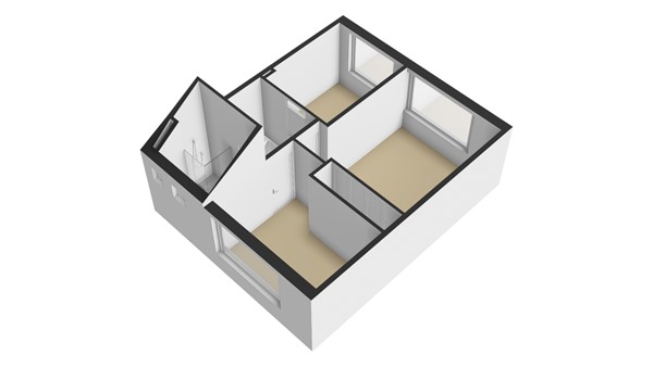 Jan van Arkelstraat 23, 2957 AN Nieuw-Lekkerland - Plattegrond  1e - 3D - Jan van Arkelstraat 23 te Nieuw-Lekkerland.jpg