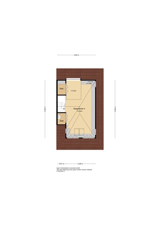 De Spil 18, 2954 PB Alblasserdam - Plattegrond 2E - 2D - De Spil 18 te Alblasserdam.jpg