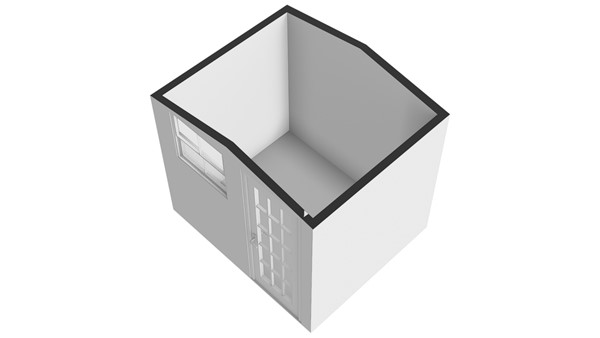 De Spil 18, 2954 PB Alblasserdam - Plattegrond berging - 3D - De Spil 18 te Alblasserdam.jpg