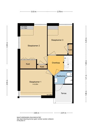 Donkersloot 12, 2953 XB Alblasserdam - Plattegrond EV - 2D - Donkersloot 12 te Alblasserdam.jpg
