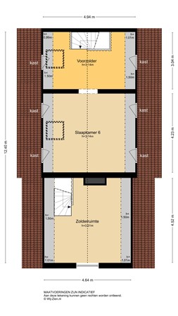 Westeinde 9, 2969 BK Oud-Alblas - Plattegrond 2E - 2D - Westeinde 9 te Oud-Alblas.jpg