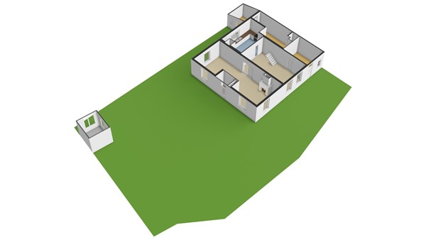 Westeinde 9, 2969 BK Oud-Alblas - Plattegrond perceel - 2D - Westeinde 9 te Oud-Alblas.jpg