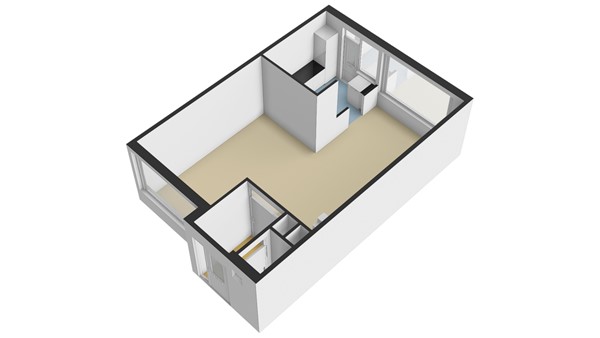 A. Anemastraat 12, 3354 AA Papendrecht - Plattegrond BG - 3D - A. Anemastraat 12 te Papendrecht.jpg