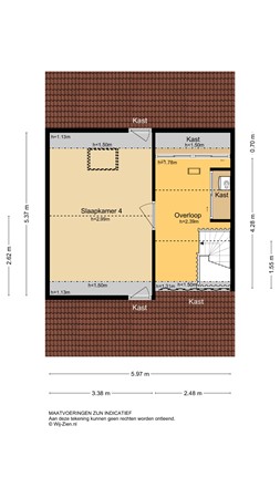 A. Anemastraat 12, 3354 AA Papendrecht - Plattegrond 2E - 2D - A. Anemastraat 12 te Papendrecht.jpg