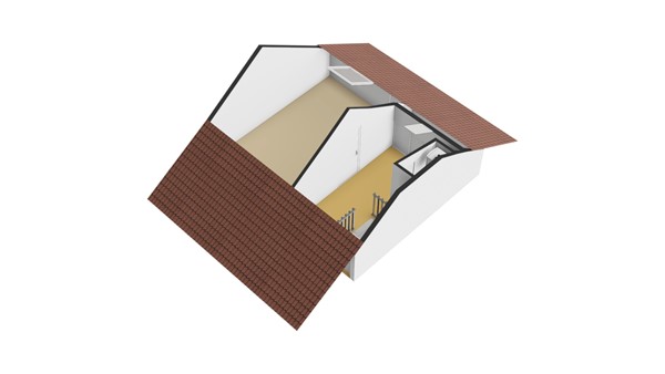 A. Anemastraat 12, 3354 AA Papendrecht - Plattegrond 2E - 3D - A. Anemastraat 12 te Papendrecht.jpg