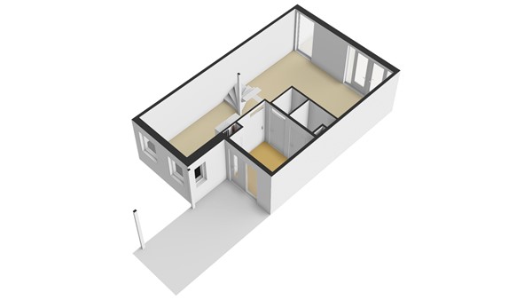 Grondmolen 94, 3352 CD Papendrecht - Plattegrond BG - 3D - Grondmolen 94 te Papendrecht.jpg