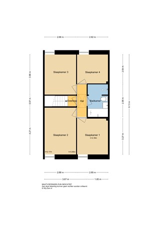 Grondmolen 94, 3352 CD Papendrecht - Plattegrond 1E - 2D - Grondmolen 94 te Papendrecht.jpg