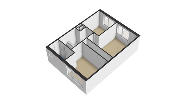 Resedastraat 58, 2951 BX Alblasserdam - Plattegrond 1E - 3D - Resedastraat 58 te Alblasserdam.jpg