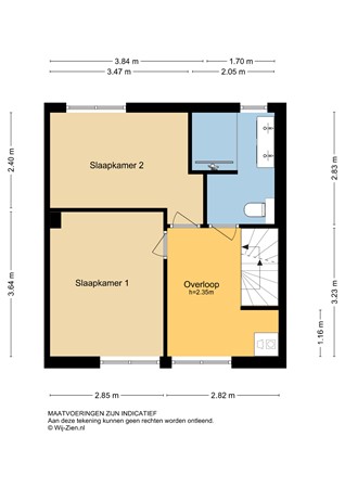 Papaverstraat 22, 2951 BR Alblasserdam - 1e verdieping 2D - Papaverstraat 22 te Alblasserdam.jpg