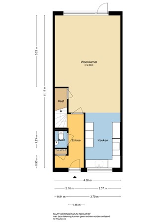 Lange Tiendweg 40, 3353 CW Papendrecht - Begane grond 2D - Lange Tiendweg 40 te Papendrecht.jpg
