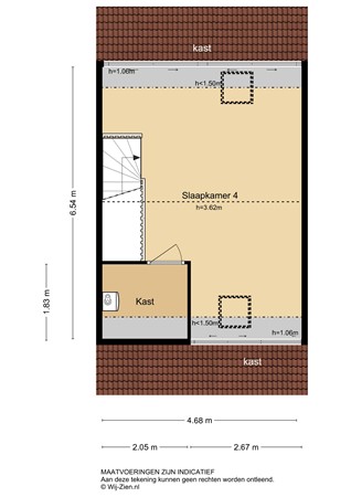 Lange Tiendweg 40, 3353 CW Papendrecht - Tweede verdieping 2D - Lange Tiendweg 40 te Papendrecht.jpg