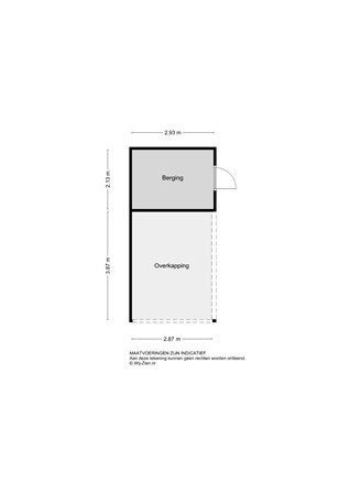 Noord En Landzigt 1, 2953 DZ Alblasserdam - Berging - 2D - Noord en Landzigt 1 te Alblasserdam.jpg