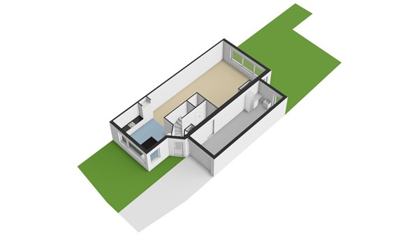 Noord En Landzigt 1, 2953 DZ Alblasserdam - Perceel - 3D - Noord en Landzigt 1 te Alblasserdam.jpg