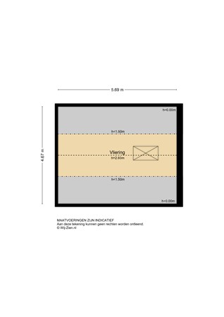 Fop Smitstraat 66, 2953 XG Alblasserdam - Plattegrond VL - 2D - Fop Smitstraat 66 te Alblasserdam.jpg