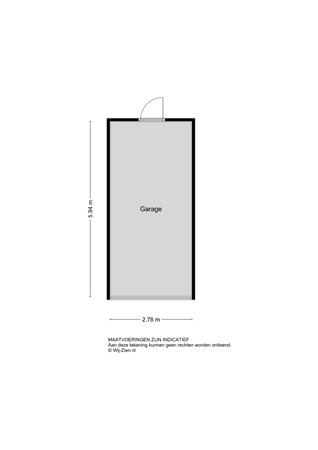 Fop Smitstraat 66, 2953 XG Alblasserdam - Plattegrond GR - 2D - Fop Smitstraat 66 te Alblasserdam.jpg