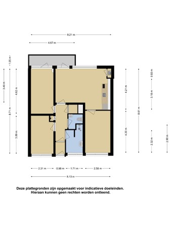 Floorplan - Hontenissestraat 118, 3086 KH Rotterdam