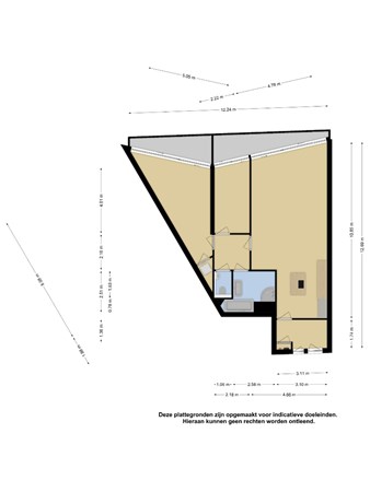 Floorplan - Librijesteeg 283, 3011 HN Rotterdam