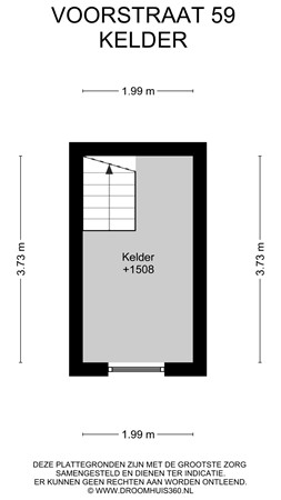 Floorplan - Voorstraat 59, 4153 AJ Beesd