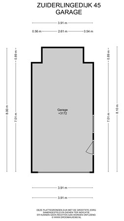 Floorplan - Zuiderlingedijk 45, 4161 BM Heukelum