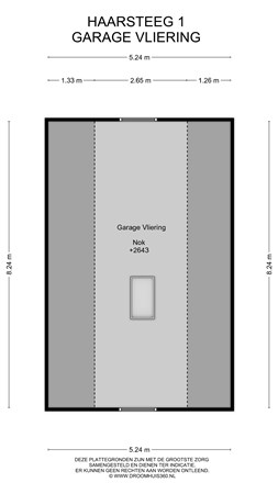 Floorplan - Haarsteeg 1, 2964 AE Groot-Ammers