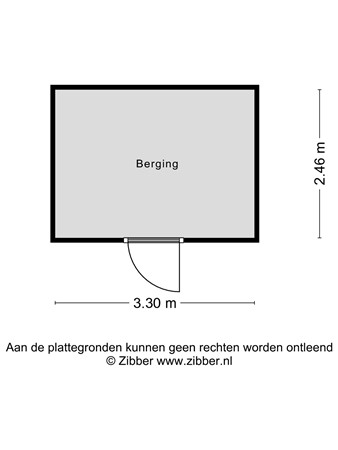 Kerkweg 52, 8024 AN Zwolle - 437207_2D_Berging_Kerkweg_52_Zwolle_04.jpg