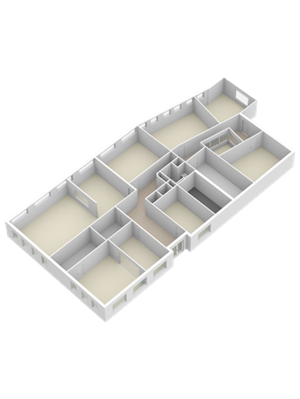 Floorplan - Oranjestraat 1B, 5091 BK Oost West en Middelbeers