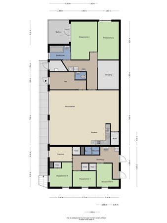 Floorplan - Dorpsplein 20-21, 5094 GJ Lage Mierde