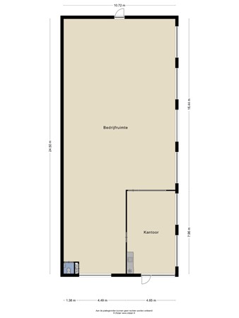 Floorplan - Bedrijfsweg 4A, 5531 PT Bladel