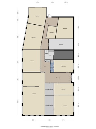 Floorplan - Oranjestraat 1, 5091 BK Oost West en Middelbeers
