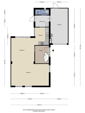 Floorplan - Felix Timmermanslaan 33, 5531 SH Bladel