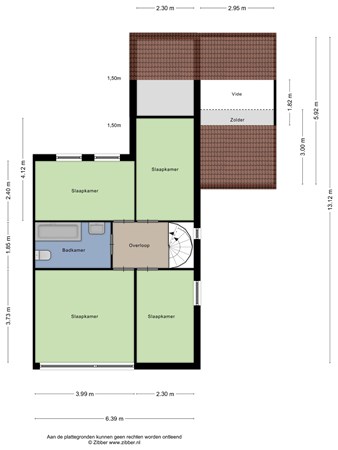 Floorplan - Felix Timmermanslaan 33, 5531 SH Bladel