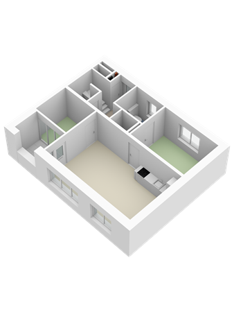 Floorplan - Vogelwikke 1E, 5531 KA Bladel