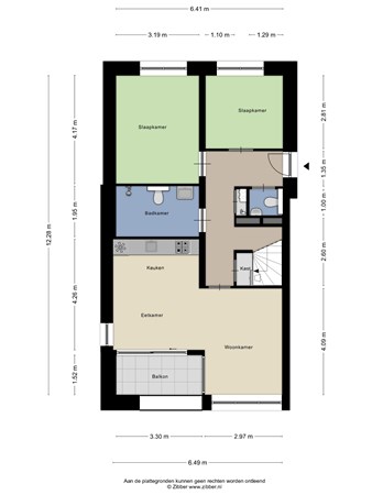 Floorplan - Vogelwikke 1G, 5531 KA Bladel