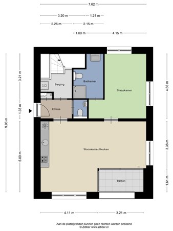 Floorplan - Vogelwikke 1D, 5531 KA Bladel